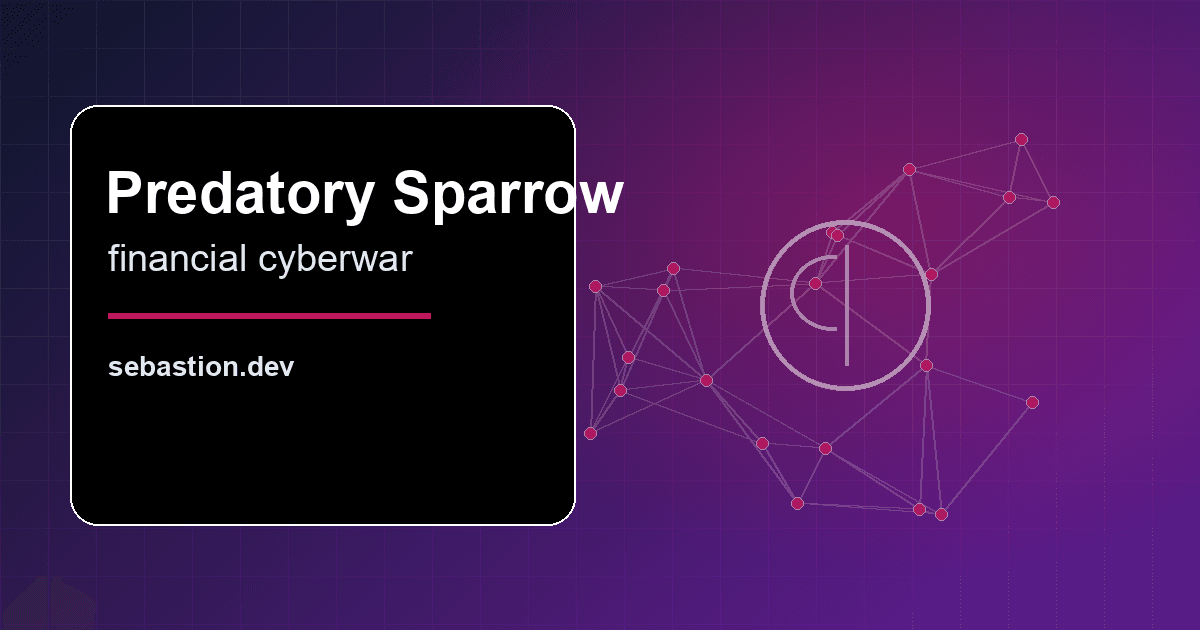 Predatory Sparrow hit Iran's banking system and called it a warning