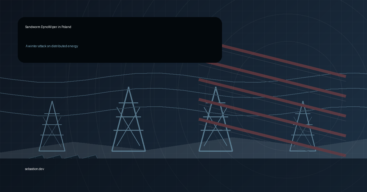 Sandworm hit thirty Polish energy sites in a single night